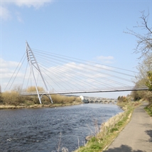 Time lapse video of Strabane Bridge construction